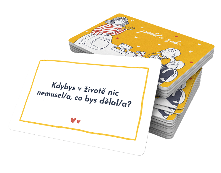 konverzační karty pro děti a dospělé